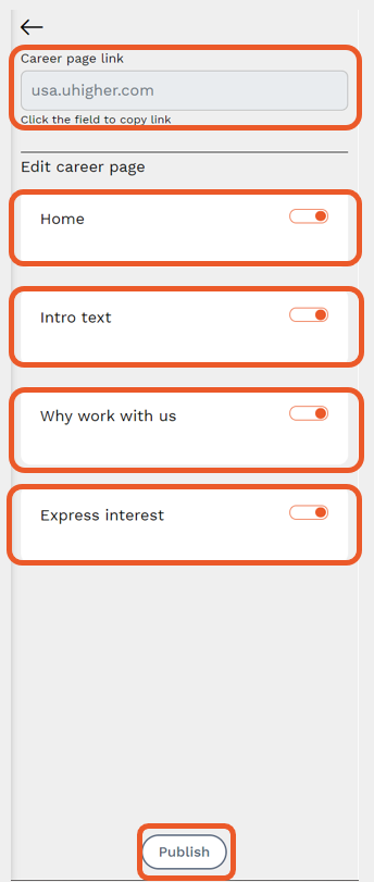 menu career page